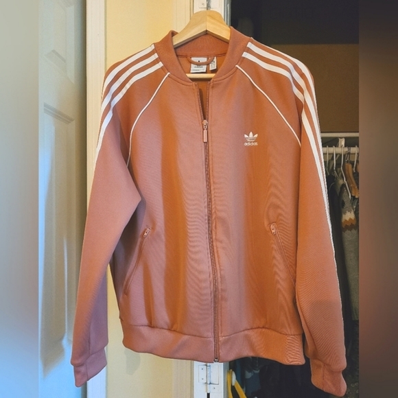 adidas Originals Jackets & Blazers - Adidas Originals Superstar Track Jacket L Coral